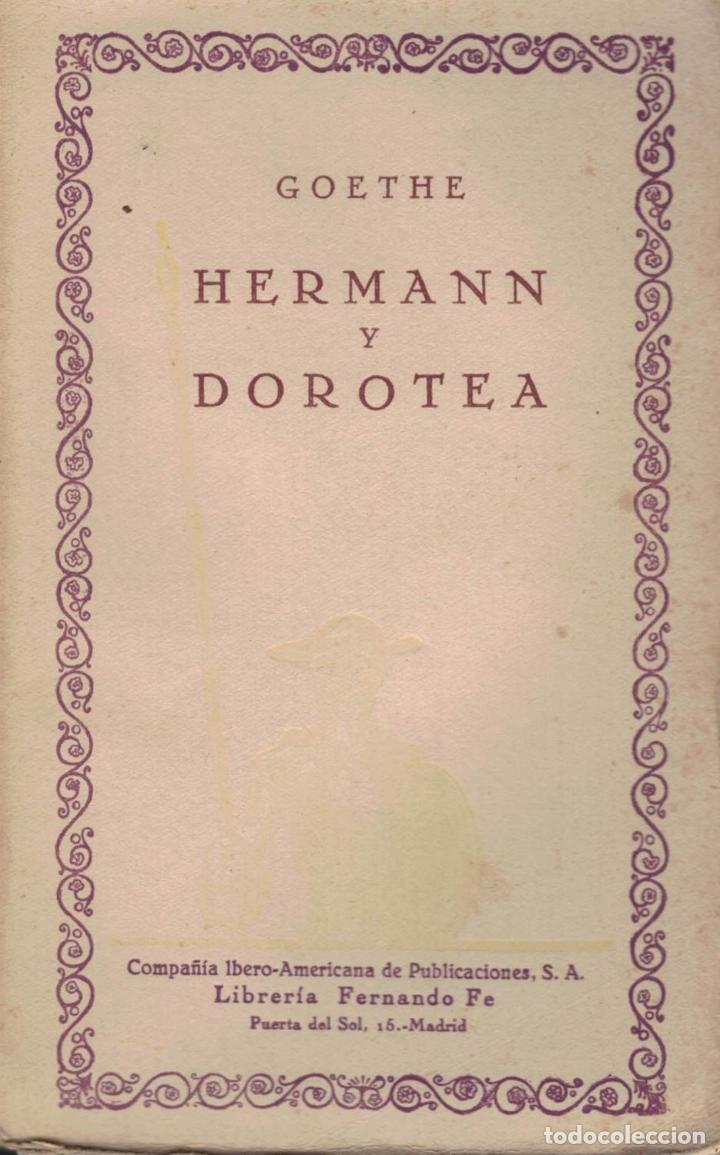 Libros: HERMANN Y DOROTEA - Goethe - Foto 1