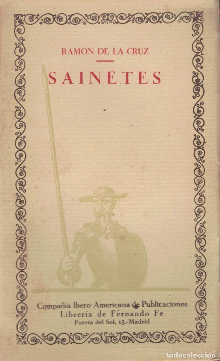 Libros: SAINETES. - La Cruz.  Ram&oacute;n De - Foto 1
