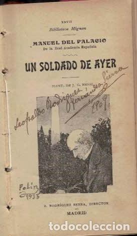 Libros: UN SOLDADO DE AYER - Palacio.  Manuel Del - Foto 1