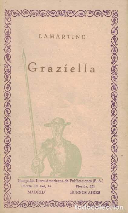 Libros: GRAZIELLA. - Lamartine - Foto 1