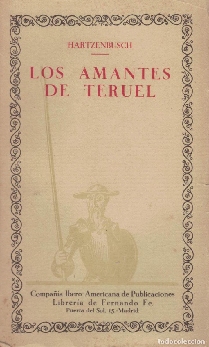 Libros: LOS AMANTES DE TERUEL - Hartzenbusch. - Foto 1