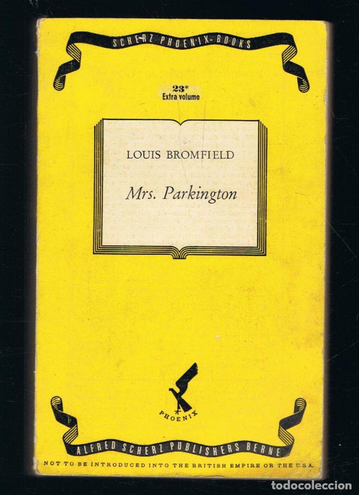 Libros: MRS. PARKINGTON. - Bromfield, Louis. - Foto 1