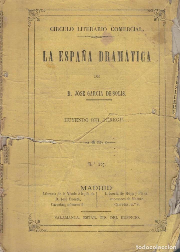 Libros: HUYENDO DEL PEREJIL. - Tamayo y Baus, Manuel. - Foto 1