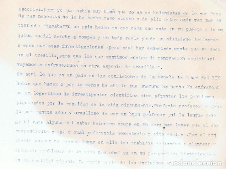 Libros: PERSONALIDAD DE UNAMUNO. - An&oacute;nimo. Mecanoescrito. - Foto 2