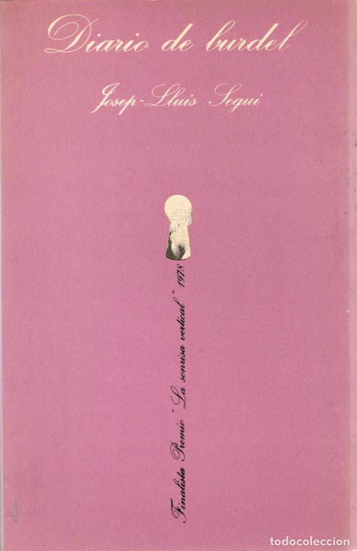 Libros: DIARIO DE BURDEL - Segui.  Josep Lluis - Foto 1