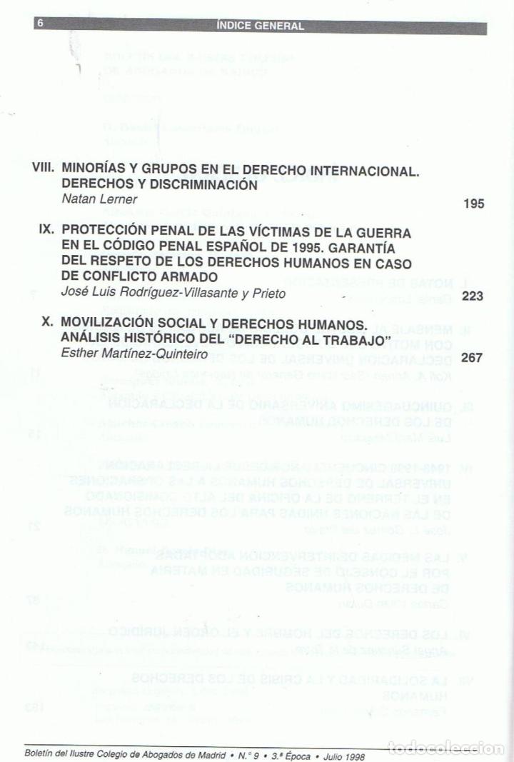 Libros: DERECHOS HUMANOS - Rev. Jur&iacute;dica General - Foto 2