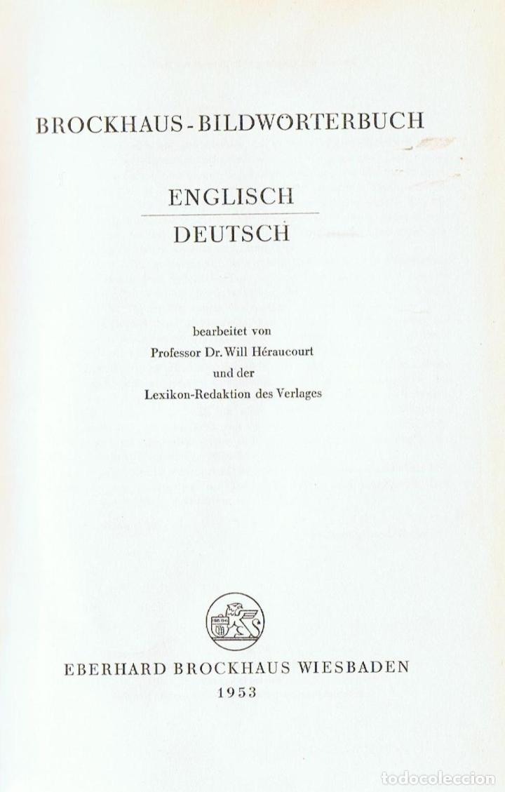 Libros: BROCKHAUS - BILDWORTERBUCH. ENGLISCH - DEUTSCH - H&eacute;raucourt.  Will - Foto 1