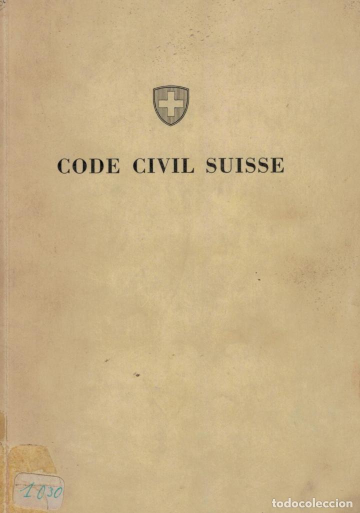 Libros: CODE CIVIL SUISSE - Code. - Foto 1