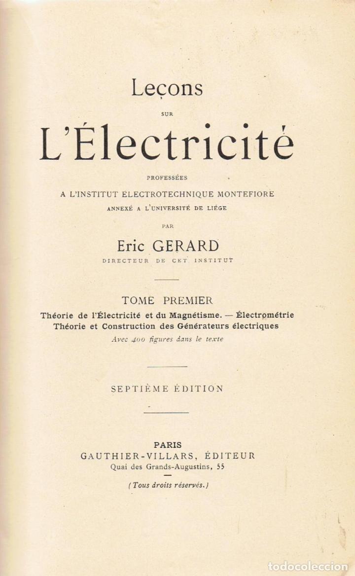 Libros: LE&Ccedil;ONS L&Eacute;LESTRICIT&Eacute;. 2 Tomos - Gerard.  Eric - Foto 1