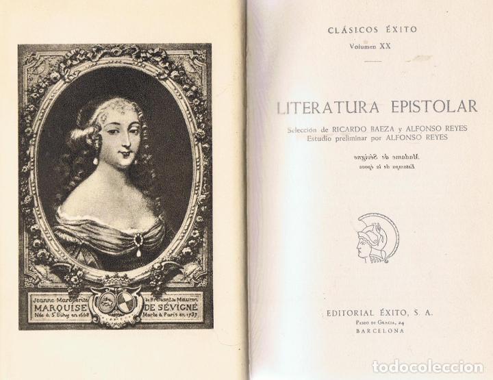 Libros: LITERATURA EPISTOLAR - AA.VV - Foto 2
