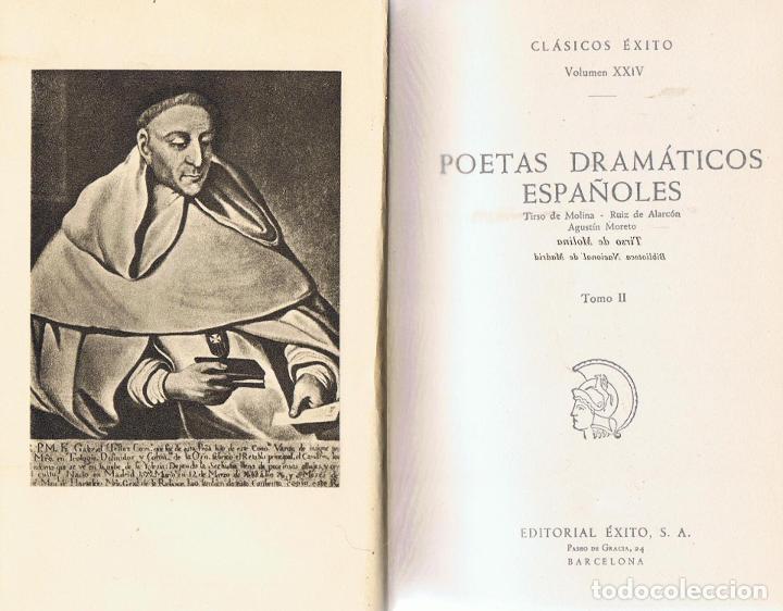 Libros: POETAS DRAM&Aacute;TICOS ESPA&Ntilde;OLES. 2 Tomos - AA.VV - Foto 3