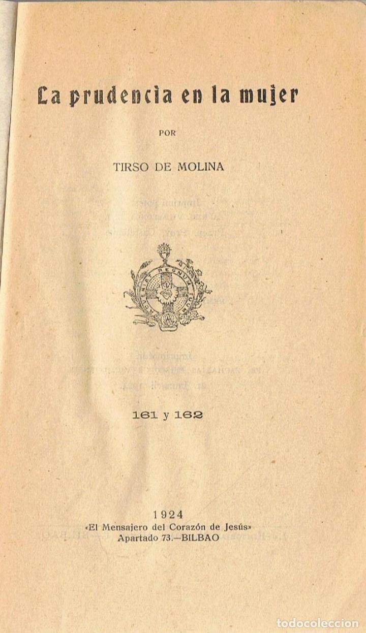 Libros: LA PRUDENCIA EN LA MUJER.  - Molina.  Tirso de - Foto 1