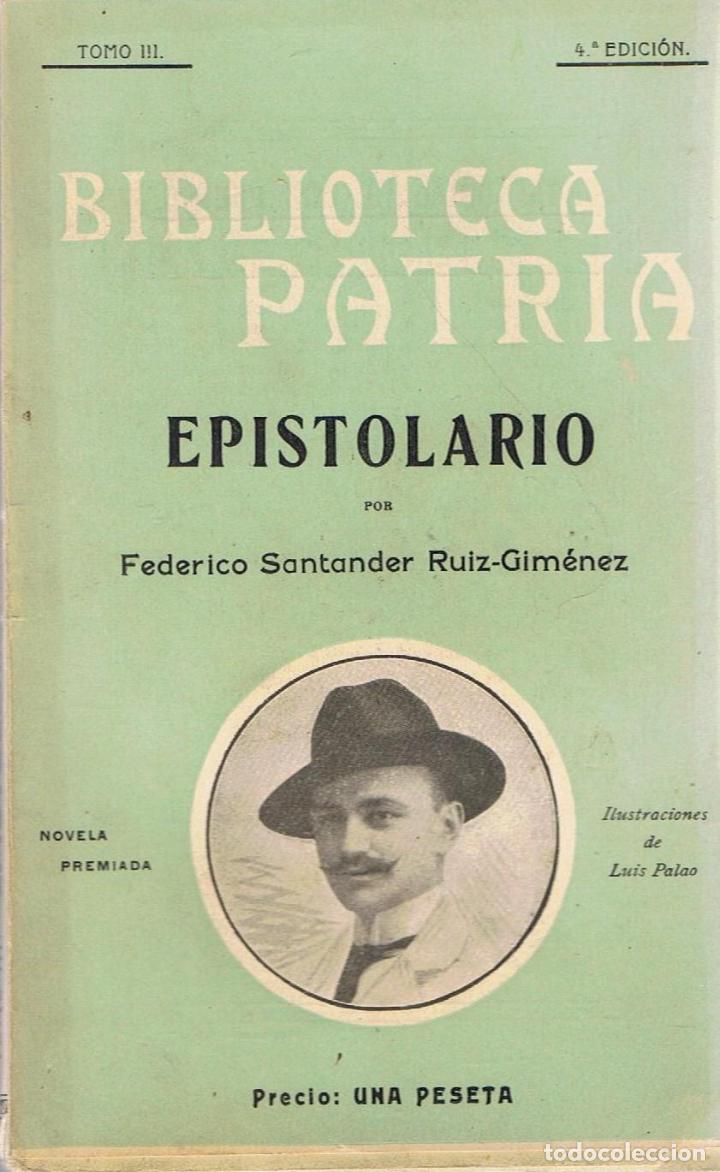 Libros: EPISTOLARIO. - Santander Ruiz-Gim&eacute;nez.  Federico - Foto 1