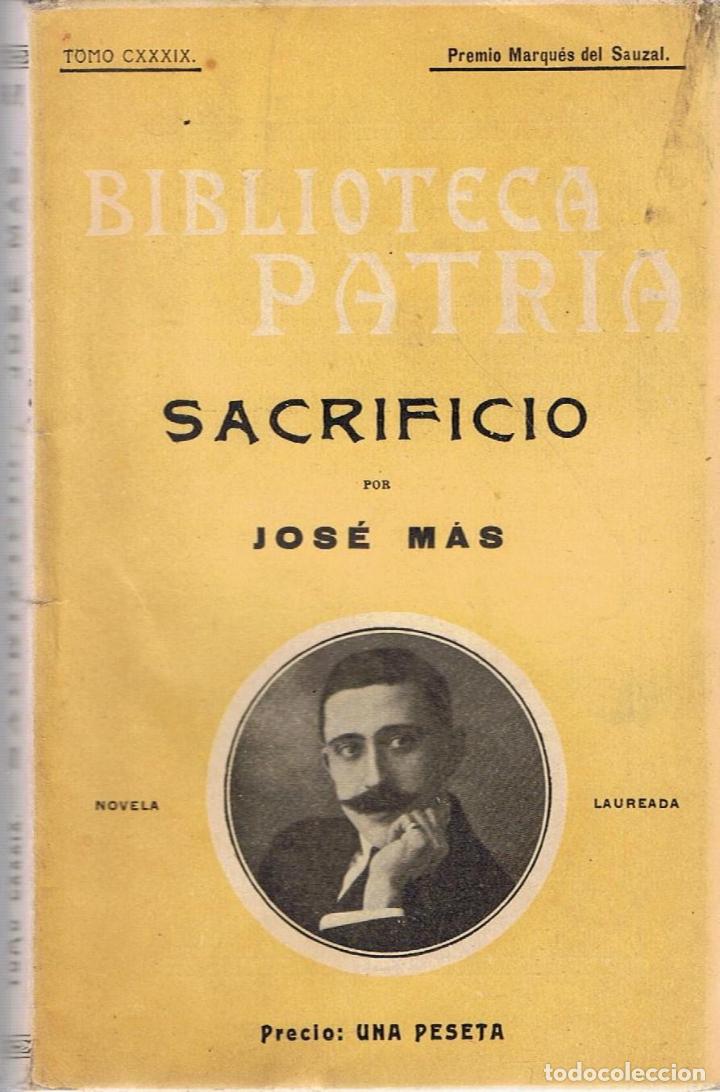 Libros: SACRIFICIO - M&aacute;s.  Jos&eacute; - Foto 1
