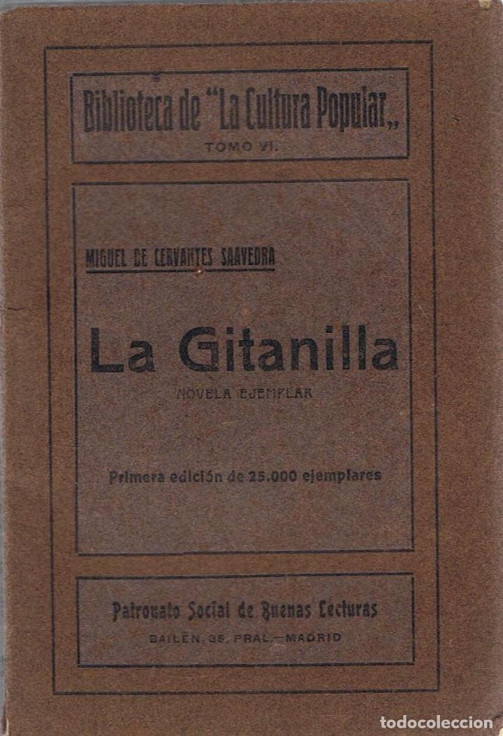 Libros: LA GITANILLA. Novela ejemplar - Cervantes Saavedra.  Miguel de, - Foto 1