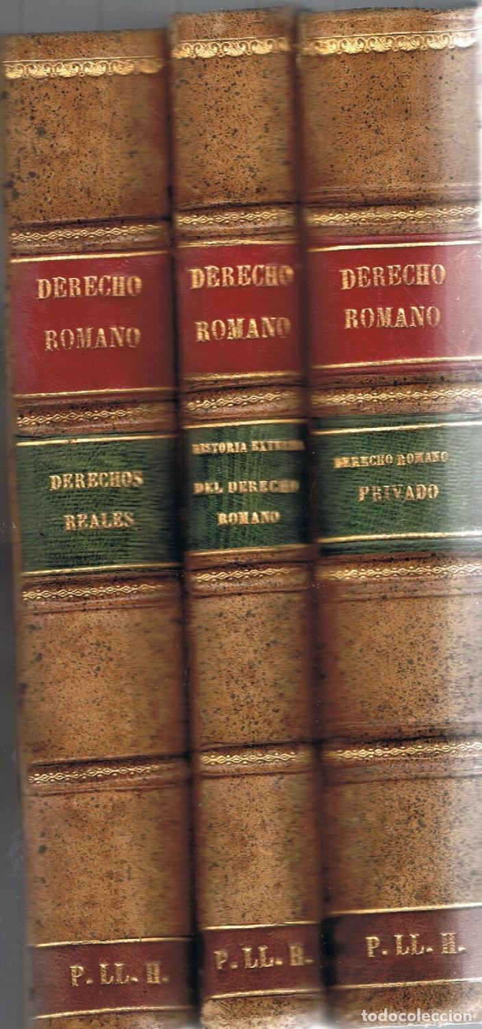 Libros: DERECHO ROMANO. 3 Tomos - C. de la R - Foto 3