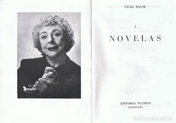 Libros: NOVELAS. Tomo I.  - Baun.  Vicki - Foto 1
