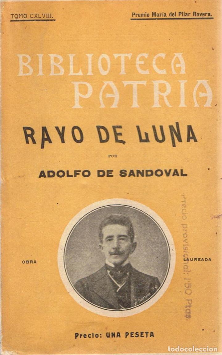Libros: RAYO DE LUNA - Sandoval.  Adolfo de - Foto 1