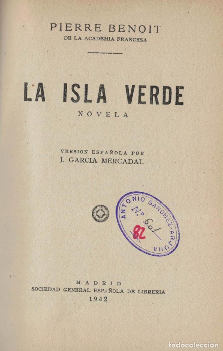 Libros: LA ISLA VERDE - Benoit.  Pierre - Foto 1