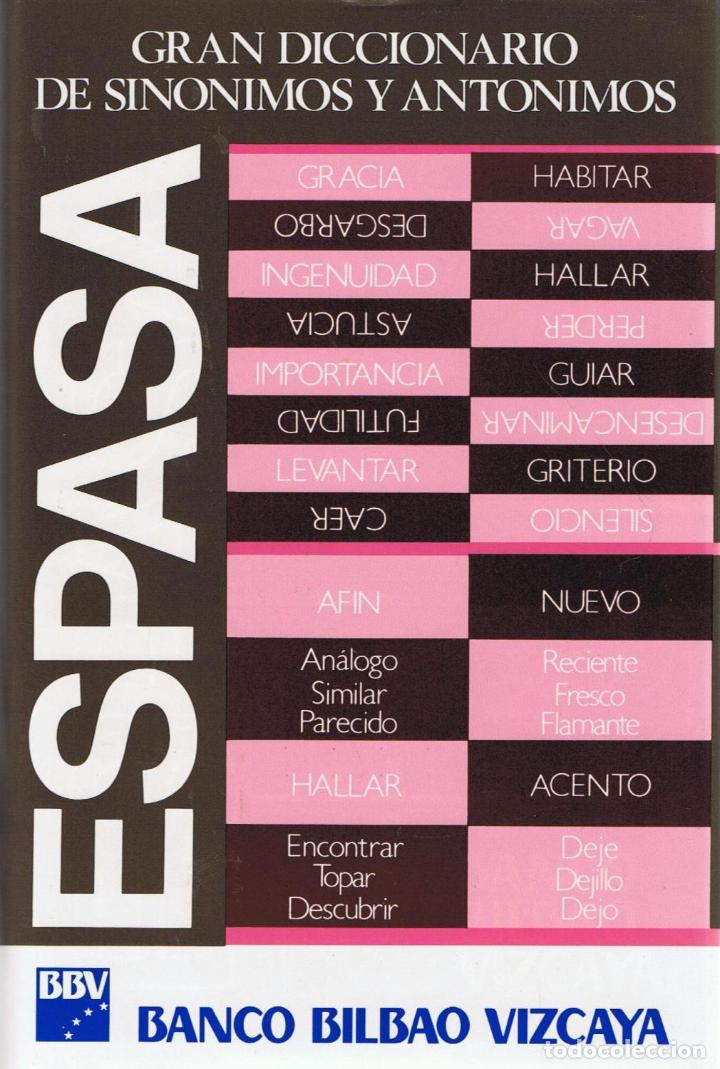 Libros: GRAN DICCIONARIO DE SIN&Oacute;NIMOS Y ANT&Oacute;NIMOS.  - Diccionario. - Foto 1