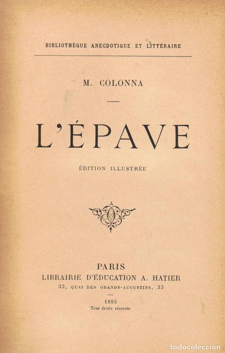 Libros: L&acute;&Eacute;PAVE - Colonna.  M., - Foto 1