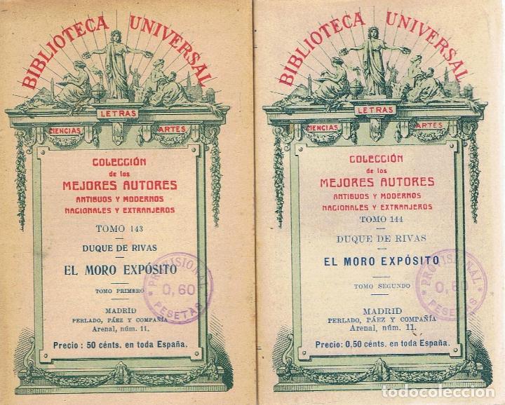 Libros: EL MORO EXP&Oacute;SITO. 2 Tomos - Rivas.  El Duque de, - Foto 1