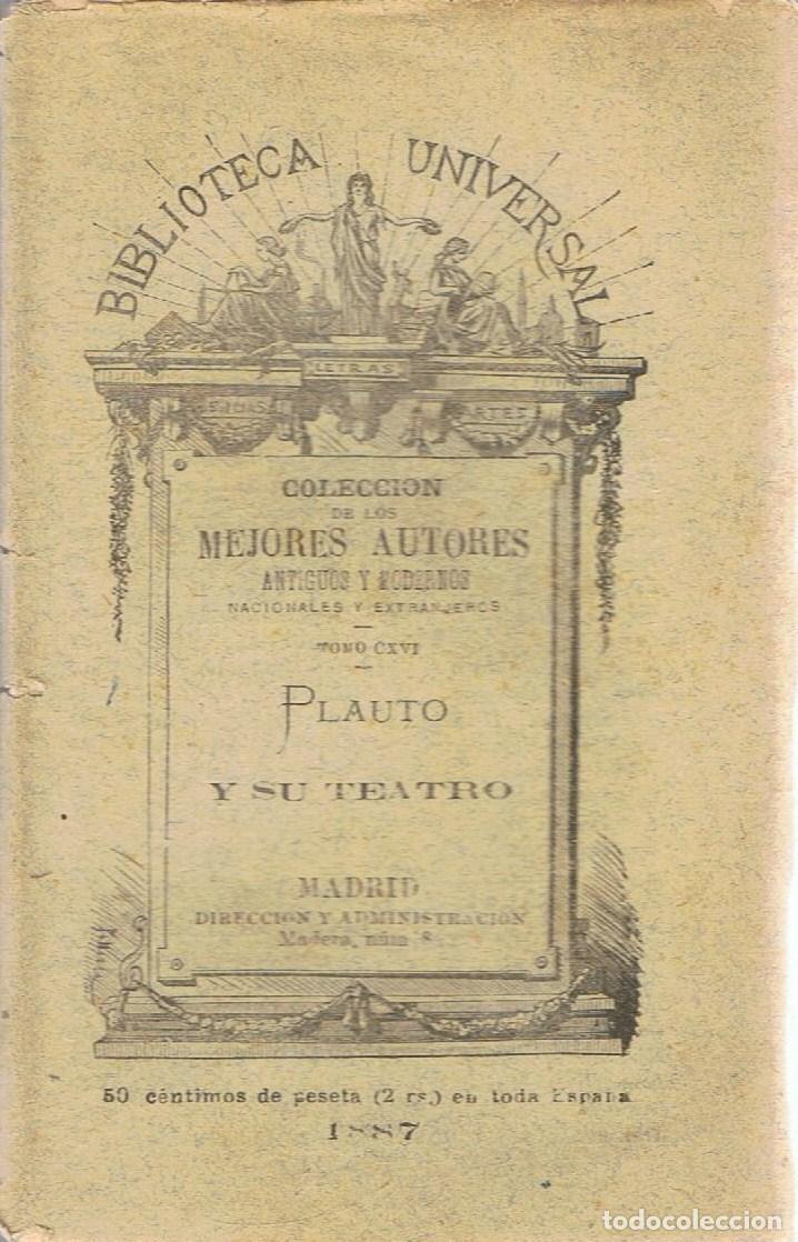 Libros: LA AULULARIA Y LOS CAUTIVOS. Comedias - Plauto. - Foto 1