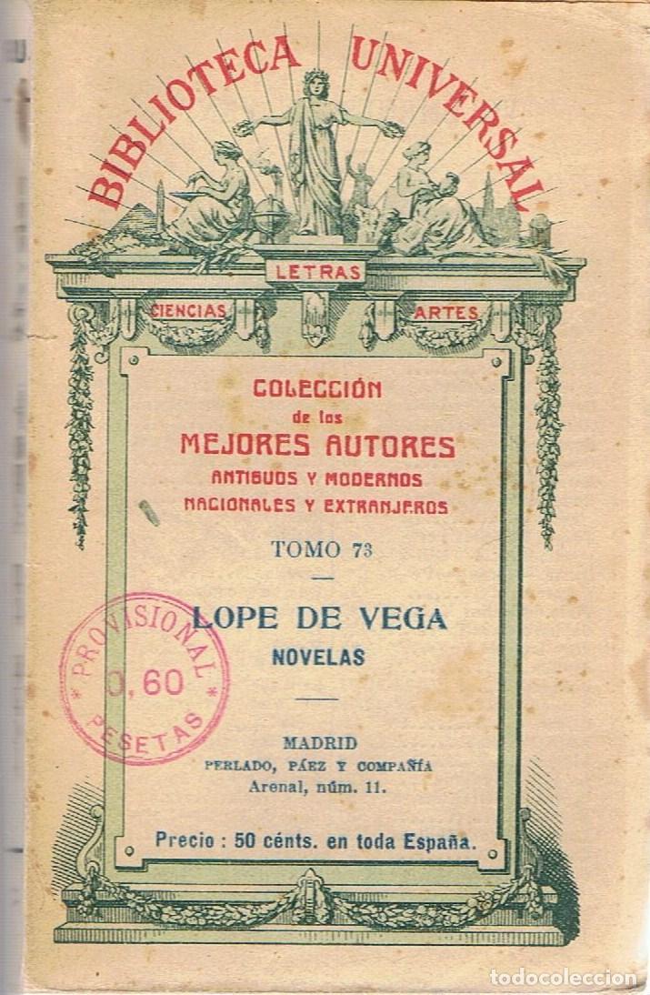Libros: NOVELAS. - Vega.  Lope de - Foto 1