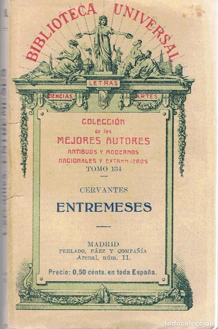 Libros: ENTREMESES. - Cervantes Saavedra.  Miguel de, - Foto 1