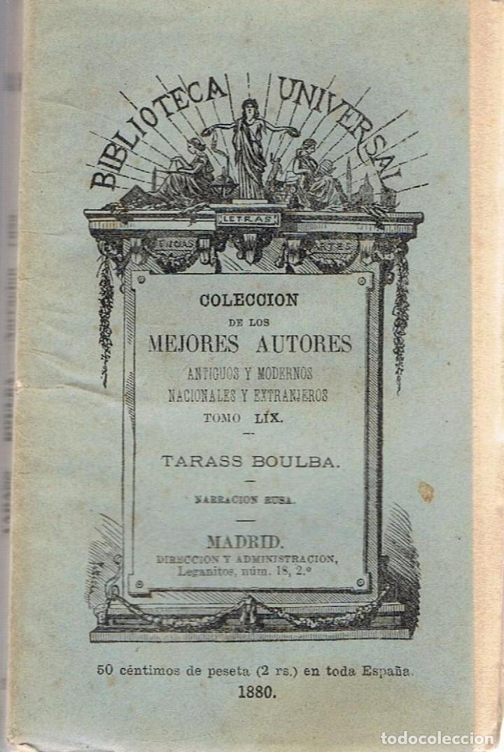 Libros: TARASS BOULBA - Gogol.  Nicolas - Foto 1