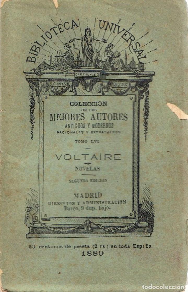 Libros: NOVELAS - Voltaire - Foto 1