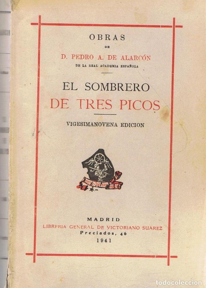 Libros: EL SOMBRERO DE TRES PICOS - Alarc&oacute;n.  Pedro A. de - Foto 1
