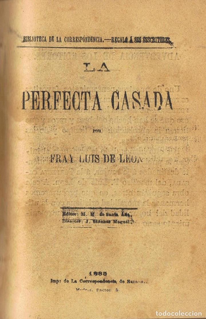 Libros: LA PERFECTA CASADA - Le&oacute;n.  Fray Luis de - Foto 1