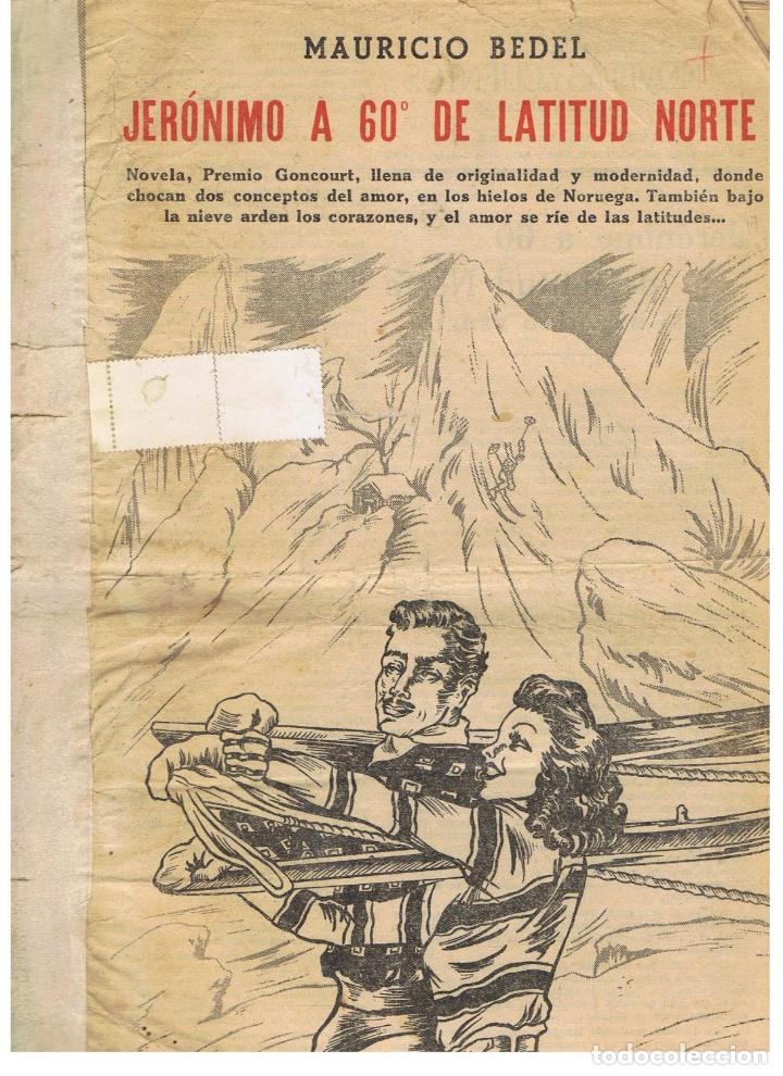 Libros: JER&Oacute;NIMO A 60&ordm; DE LATITUD NORTE.  - Bedel.  Mauricio - Foto 1