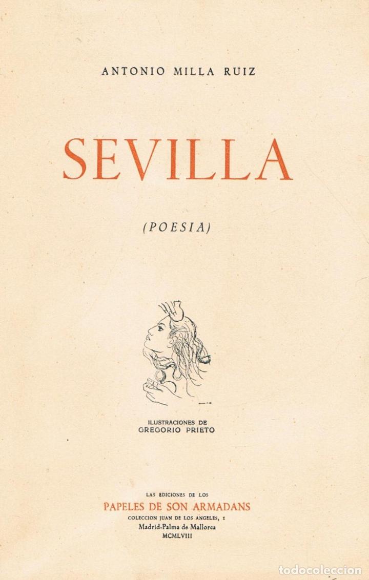 Libros: SEVILLA (Poes&iacute;a)  - Milla Ruiz.  Antonio - Foto 1
