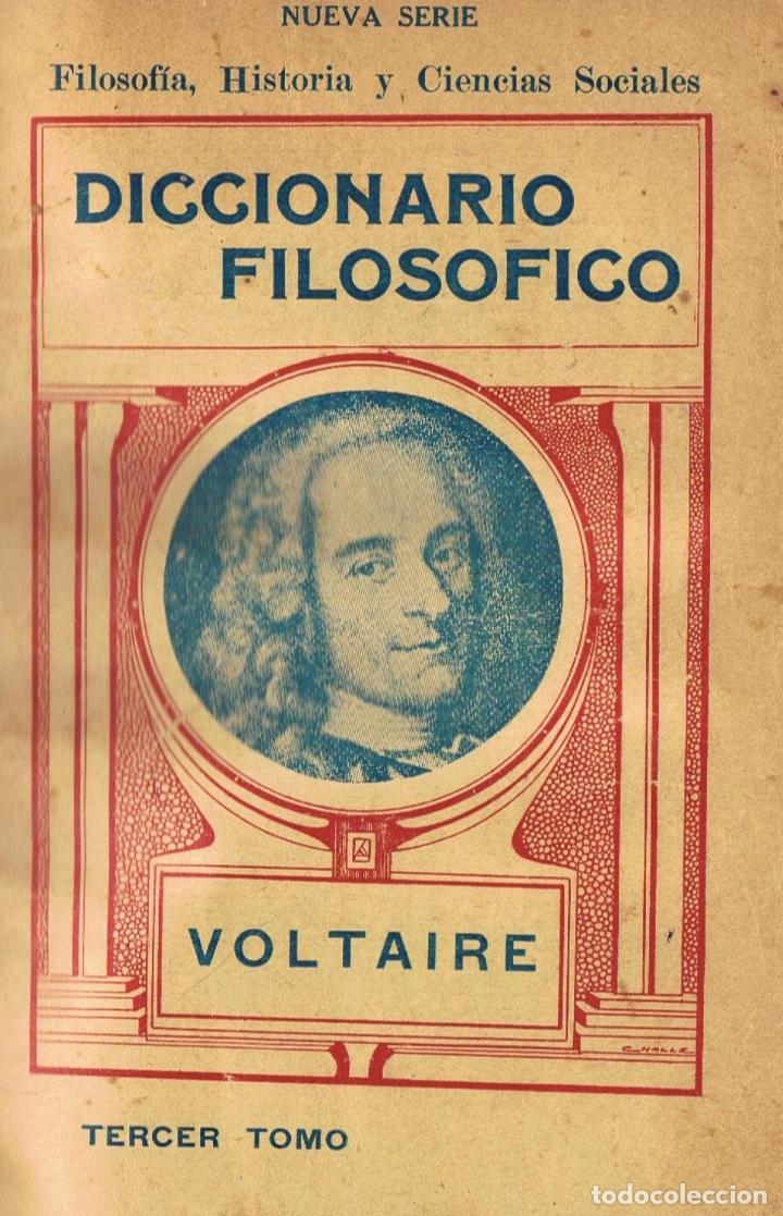 Libros: DICCIONARIO FILOS&Oacute;FICO - Voltaire - Foto 1