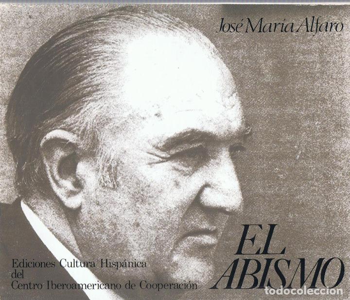 Libros: EL ABISMO - Alfaro.  Jos&eacute; Mar&iacute;a - Foto 1