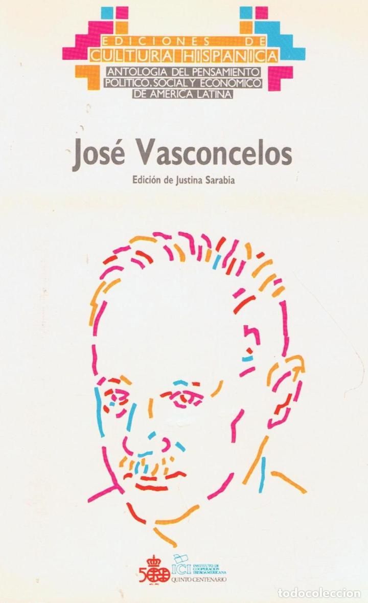 Libros: JOS&Eacute; VASCONCELOS - Sarabia.  Justina, (edici&oacute;n) - Foto 1