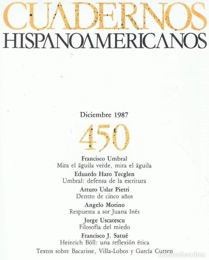 Libros: MARZO 1991. N&ordm; 489 - Cuadernos Hispanoamericanos - Foto 1