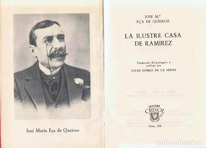 Libros: LA ILUSTRE CASA DE RAM&Iacute;RES - E&ccedil;a de Queiroz.  Jos&eacute; M.&ordf;, - Foto 1