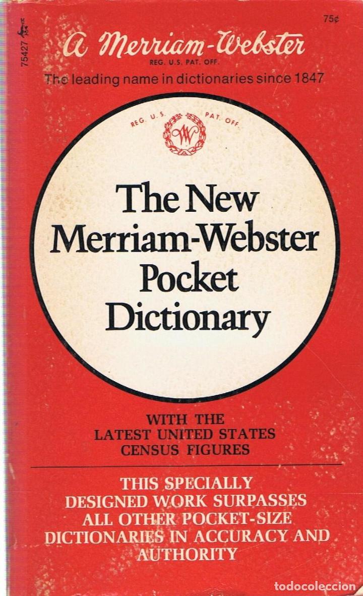 Libros: THE NEW MERRIAM-WEBSTER POCKER DICTIONARY - Merriam-Webster - Foto 1
