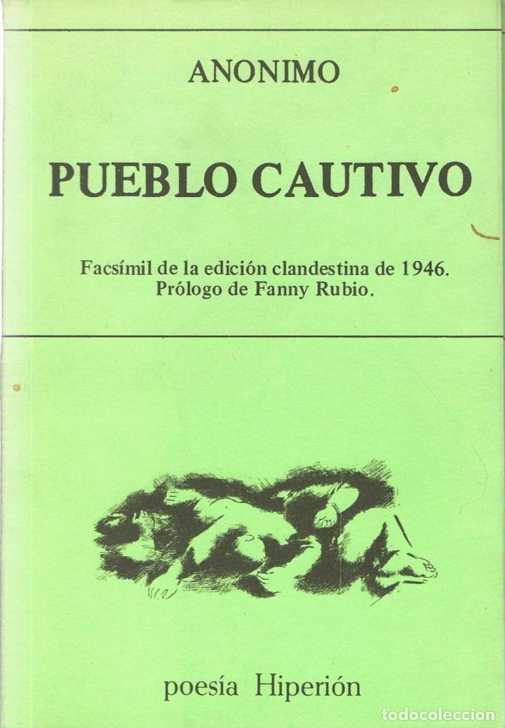 Libros: PUEBLO CAUTIVO - An&oacute;nimo - Foto 1