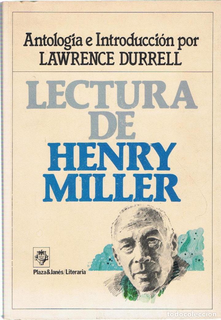 Libros: LECTURA DE HENRY MILLER. - Miller.  Henry - Foto 1