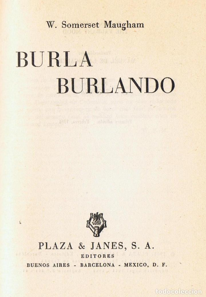 Libros: BURLA BURLANDO - Maugham.  W. Somerset - Foto 1