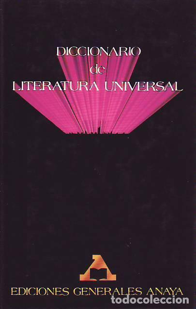 Libros: DICCIONARIO DE LITERATURA UNIVERSAL - AA.VV - Foto 1