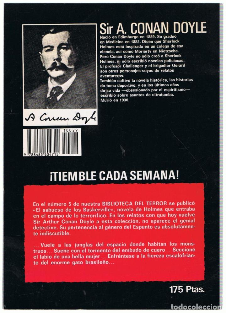 Libros: EL TERROR DE LAS ALTURAS. Bibl. del Terror, n&ordm; 29.  - Conan Doyle.  Sir Arthur - Foto 2