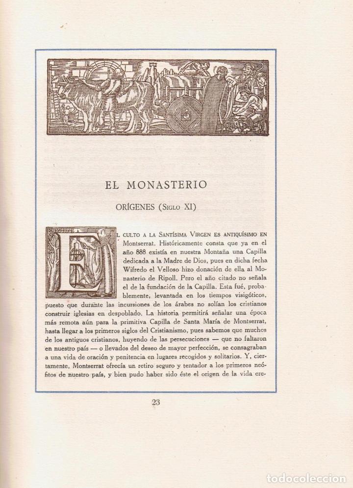 Libros: HISTORIA DE MONTSERRAT. - Albareda.  Anselmo M. - Foto 3