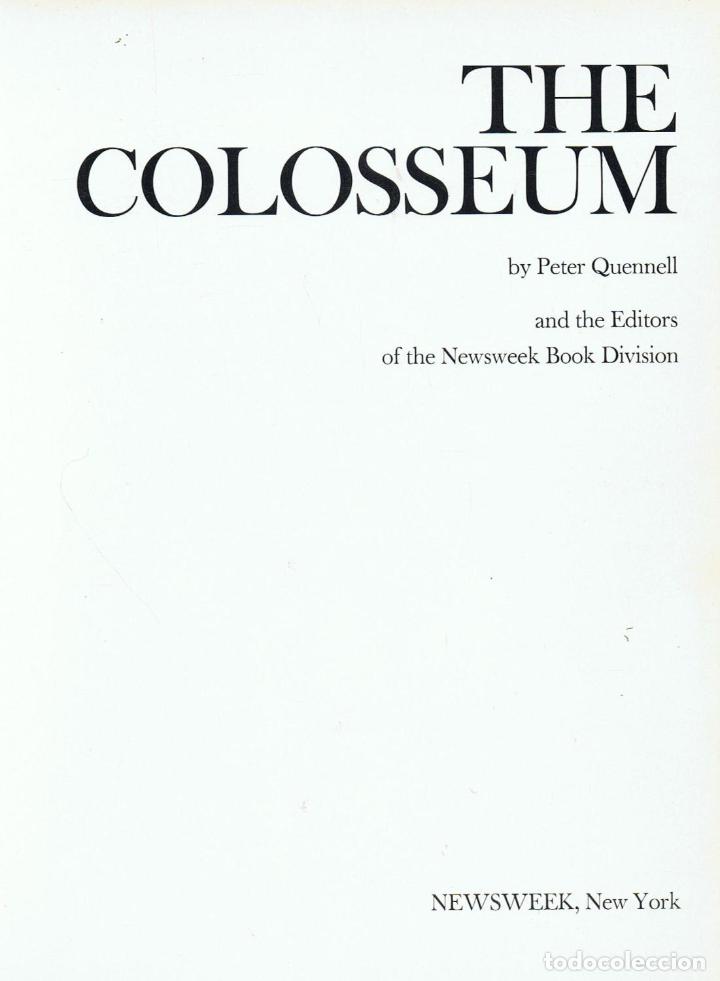 Libros: THE COLOSSEUM - Quennell.  Peter - Foto 1