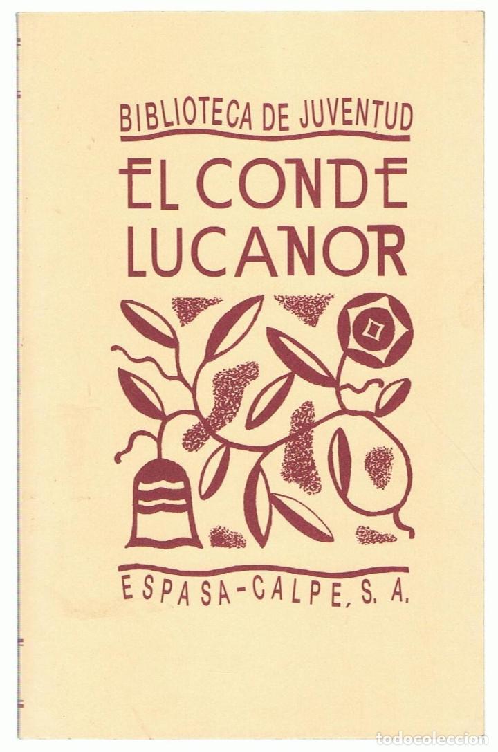 Libros: EL CONDE LUCANOR - Don Juan Manuel - Foto 1