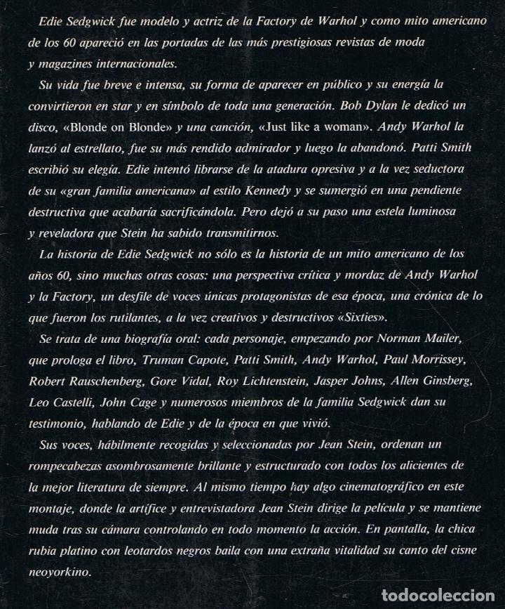 Libros: EDIE - Stein.  Jean, / G. Plimpton - Foto 2